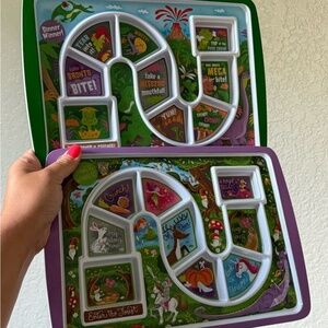 2 Fun Kids Dinosaur and Woodland-Themed Meal‎ Tray